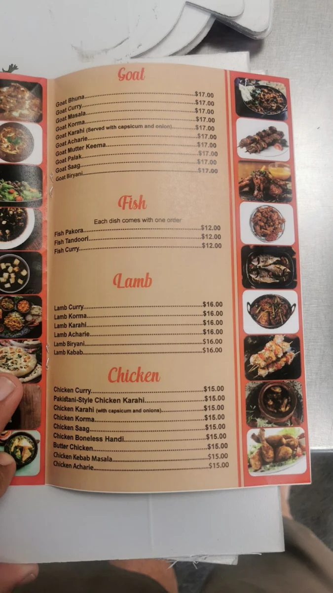 Menu, Dil-e-Punjab Sweets & Restaurant