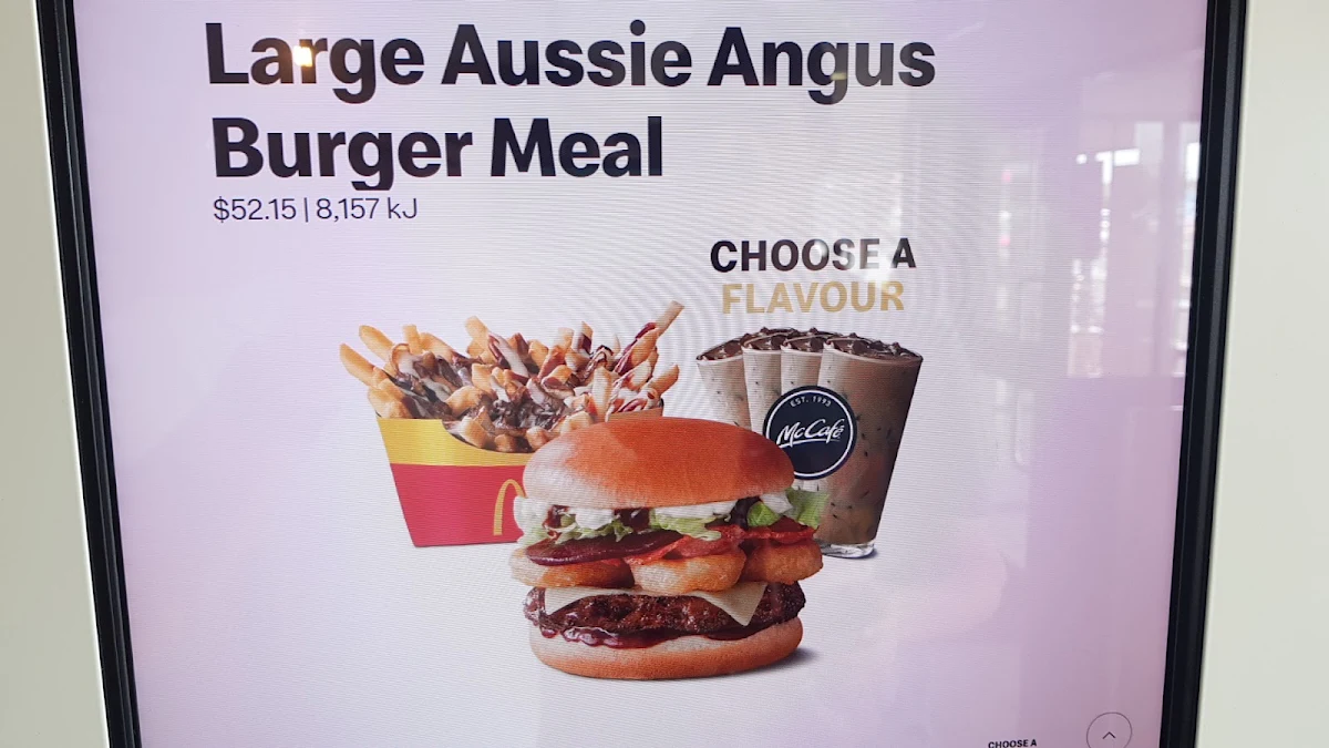 Menu, McDonald's Fulham Gardens