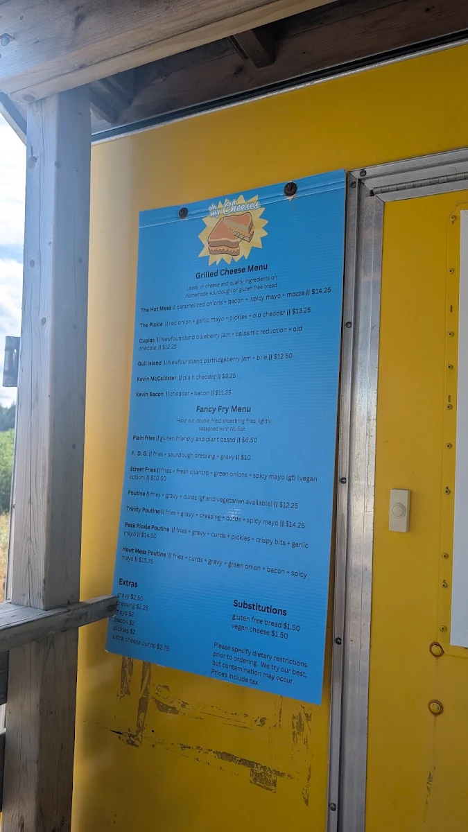 Menu, Oh My Cheeses