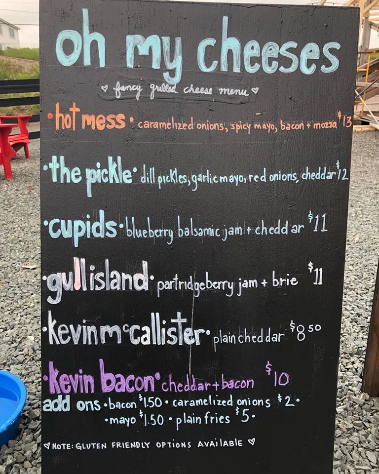 Menu, Oh My Cheeses