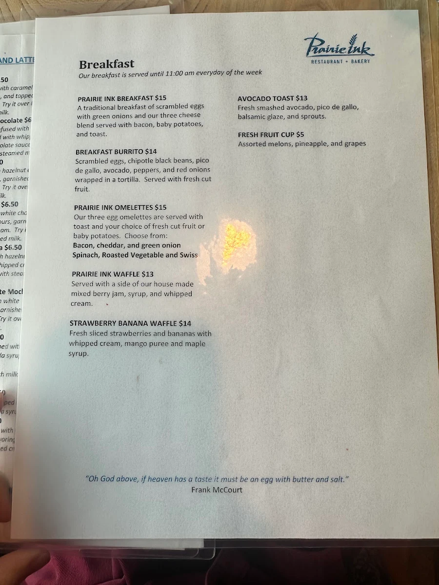 Menu photo 1