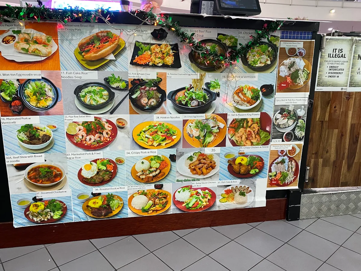 Menu, Mekong Riverside Vietnamese & Chinese Cuisines
