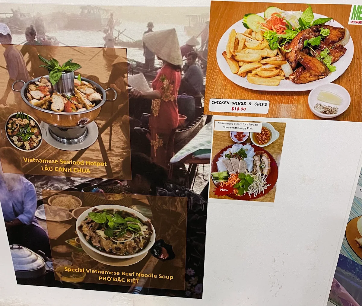 Menu, Mekong Riverside Vietnamese & Chinese Cuisines