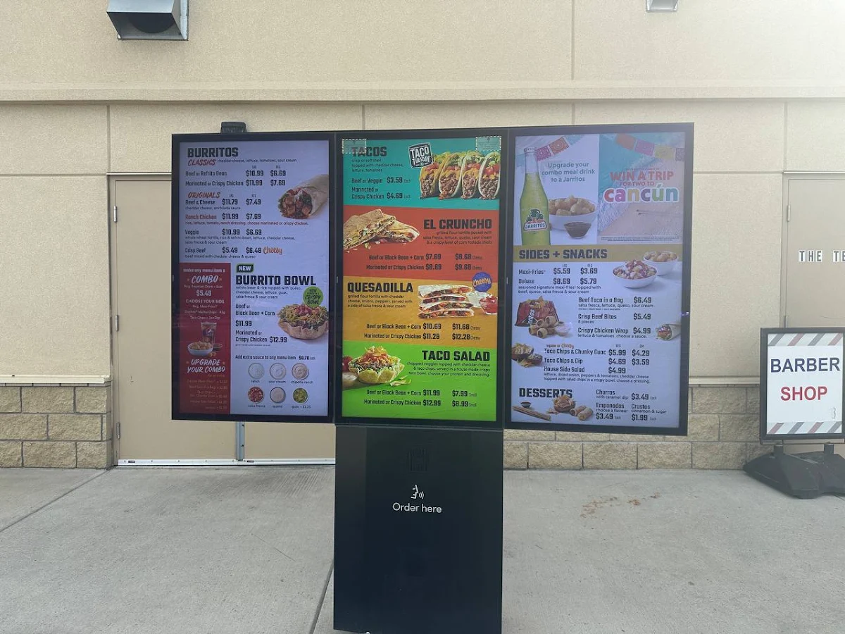 Menu, TacoTime