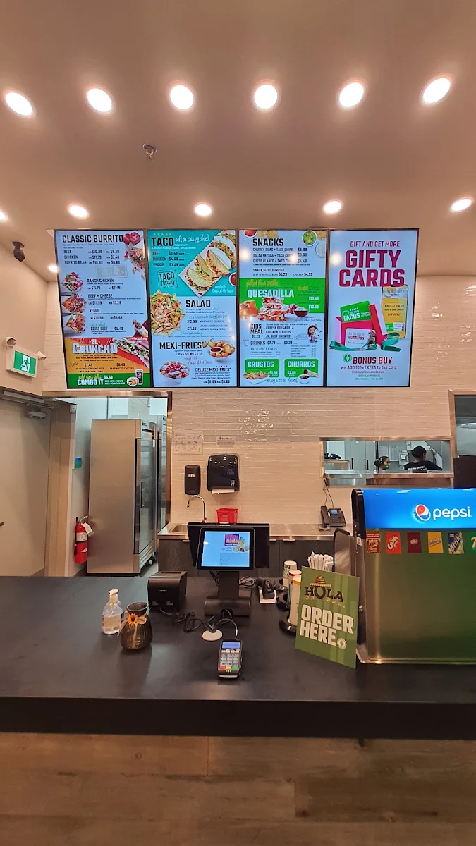 Menu, TacoTime