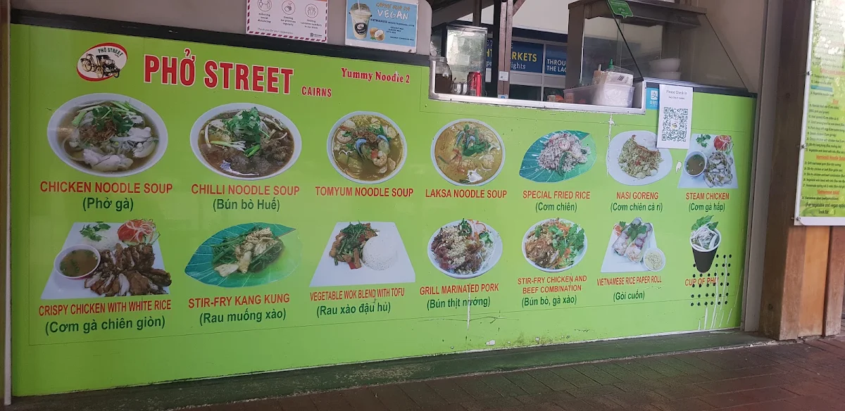 Menu, Pho Street Cairns