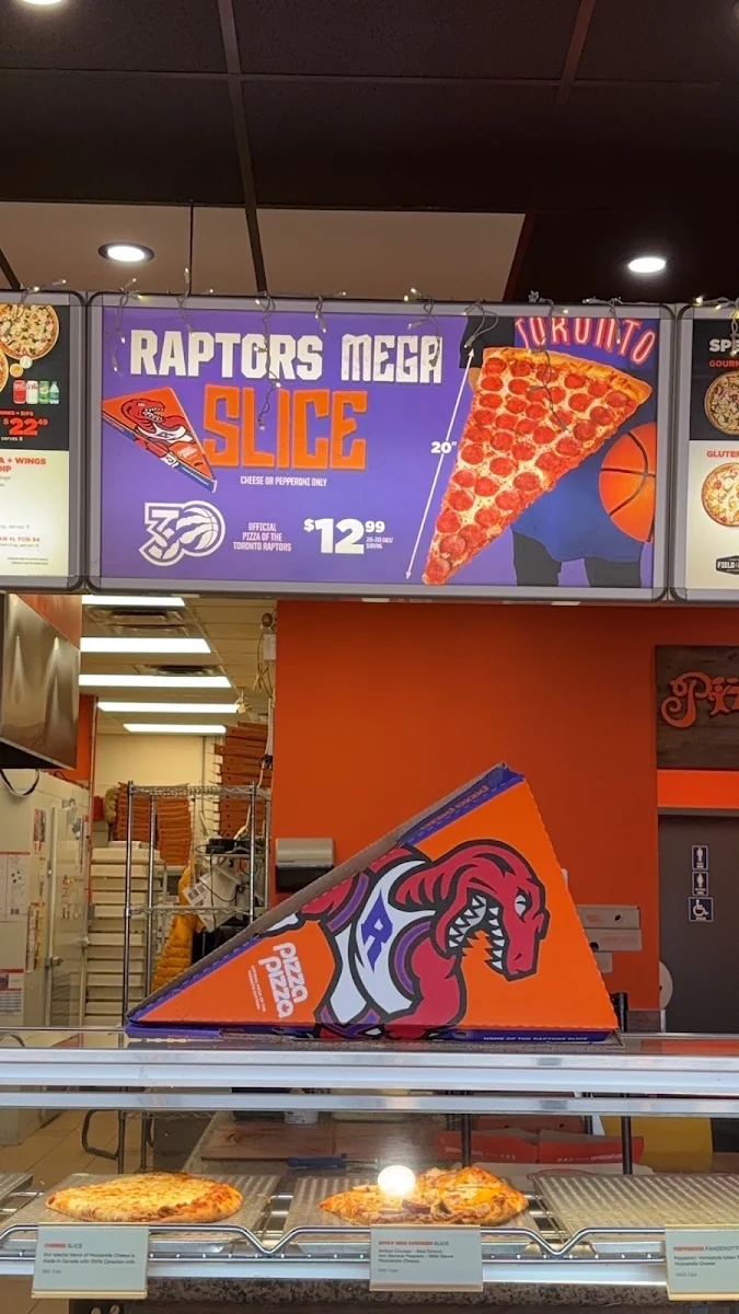 Menu, Pizza Pizza