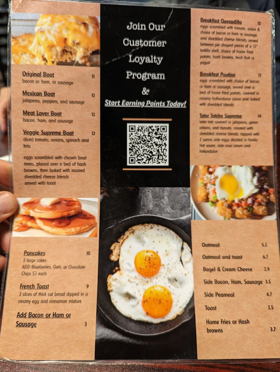Menu, Village Gardens Family Restaurant