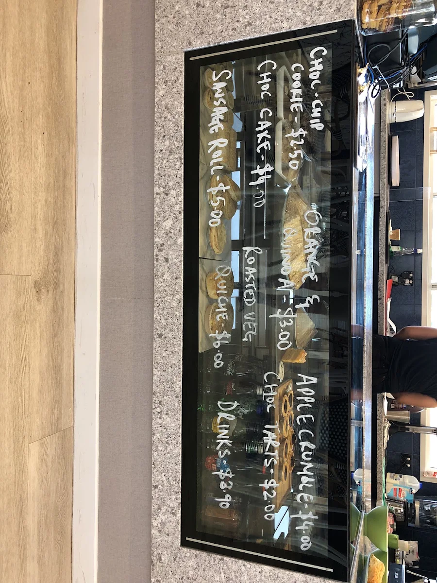 Menu, Neighbourhood Cafe