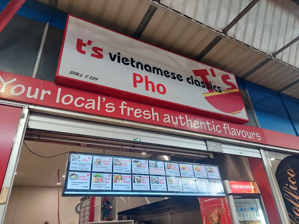 Menu, T's Vietnamese Classics
