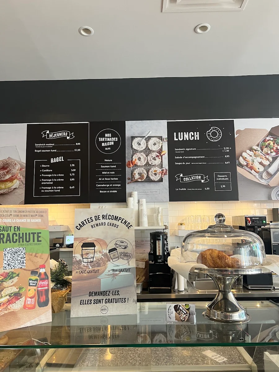 Menu, La Fabrique de Bagel de Montréal (Petite Italie)