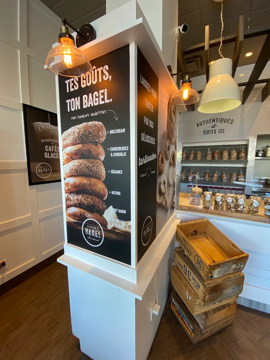 Menu, La Fabrique de Bagel de Montréal (Petite Italie)