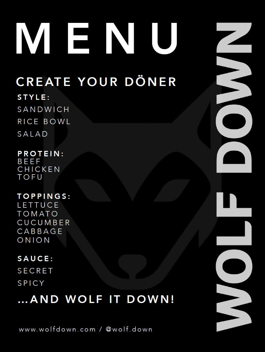 Menu, Wolf Down