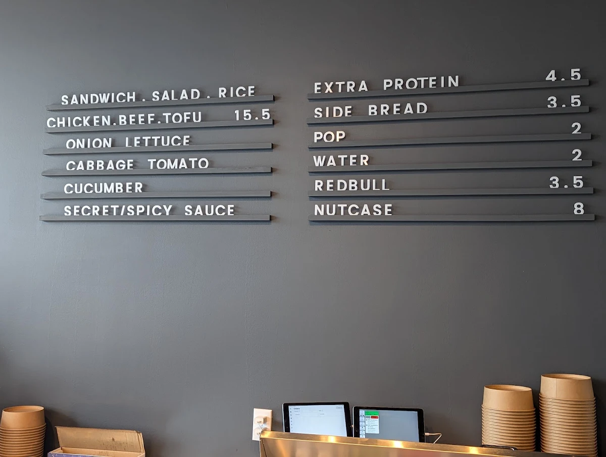 Menu, Wolf Down