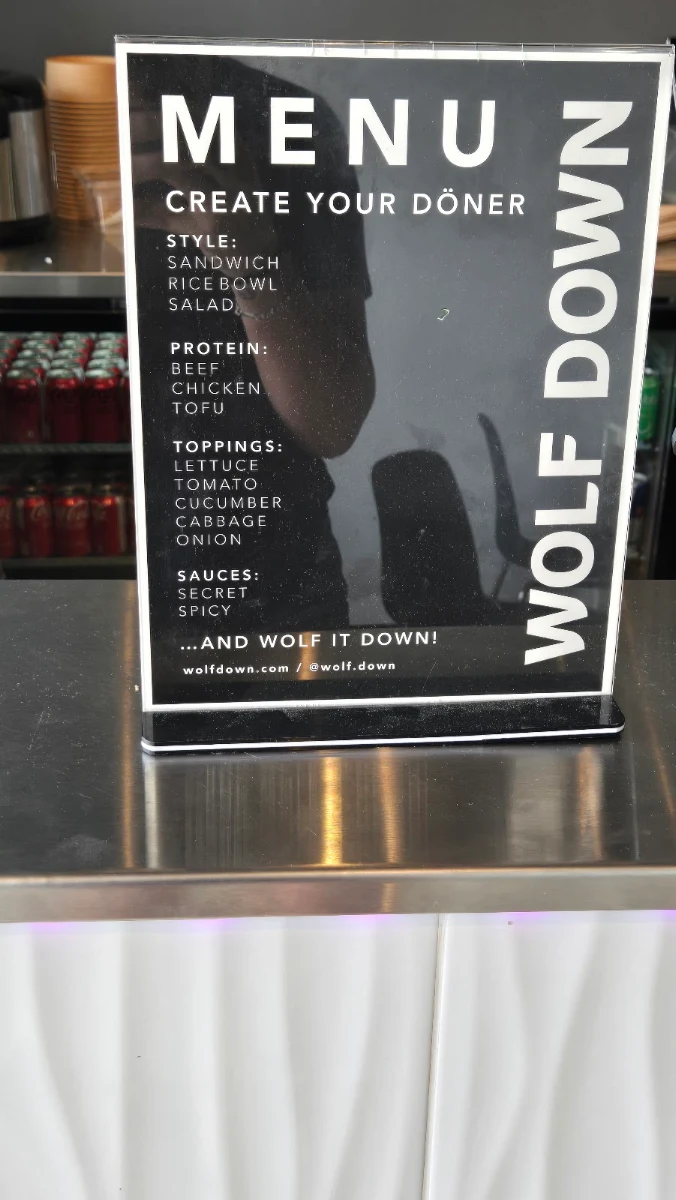 Menu, Wolf Down
