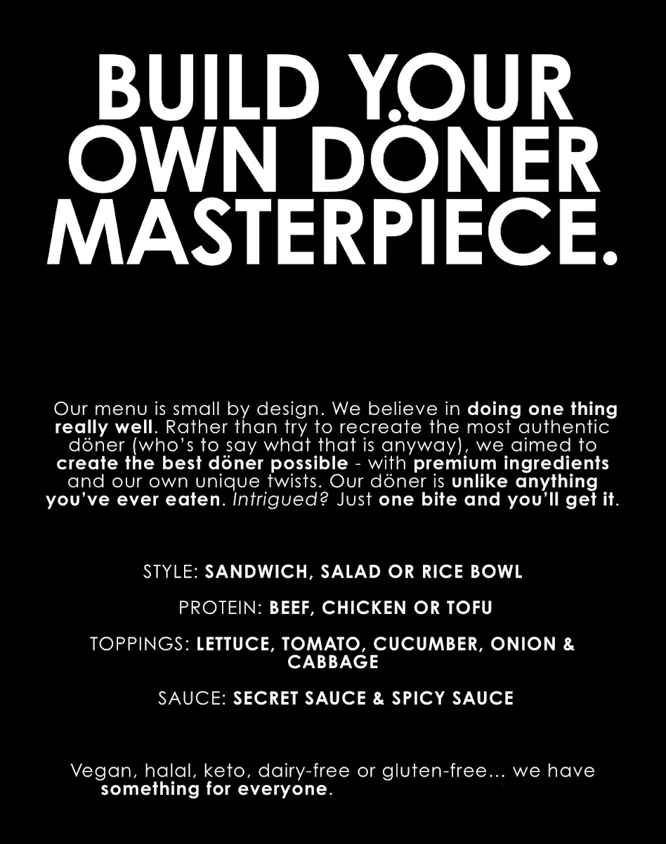 Menu, Wolf Down