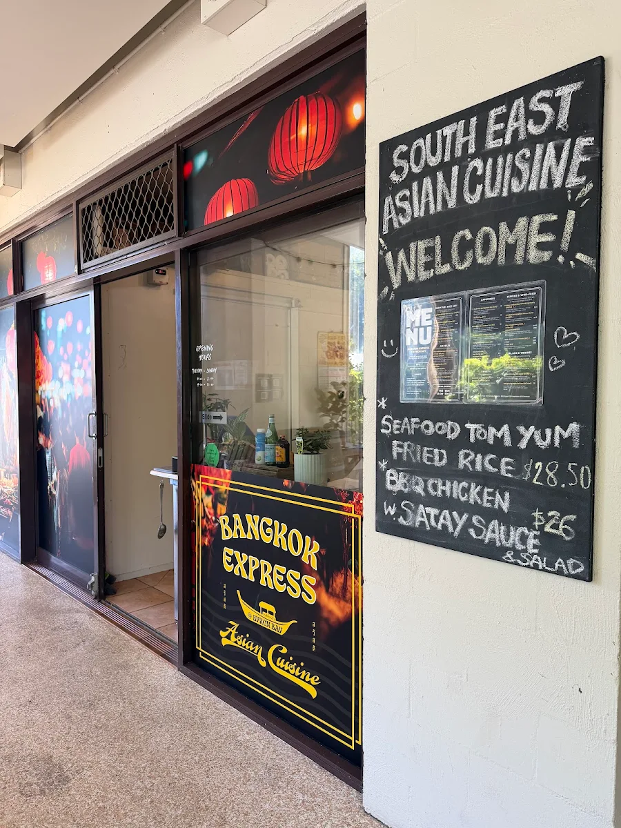 Menu, Bangkok Express @Byron Bay