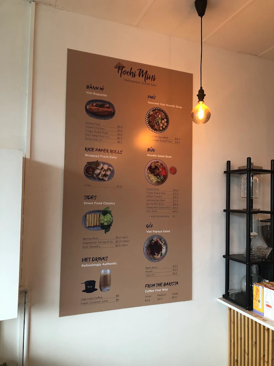 Menu, Hochi Mini
