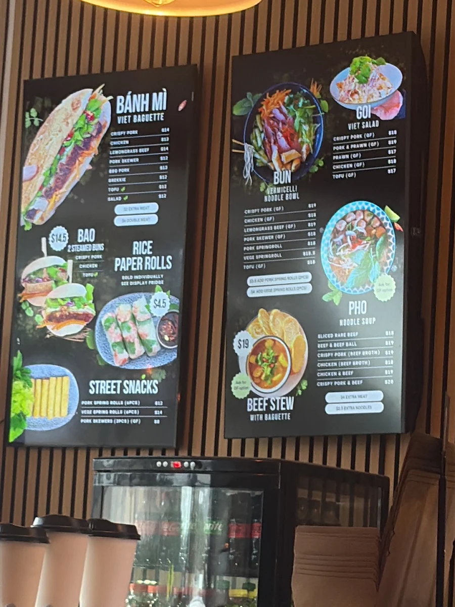 Menu, Hochi Mini