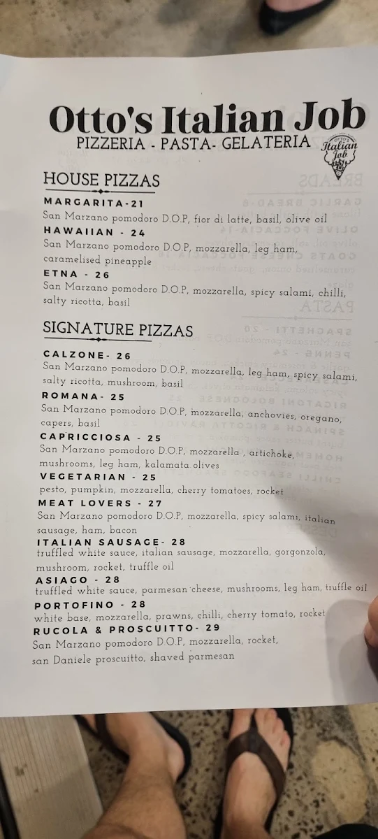 Menu, Getta Betta The Precinct