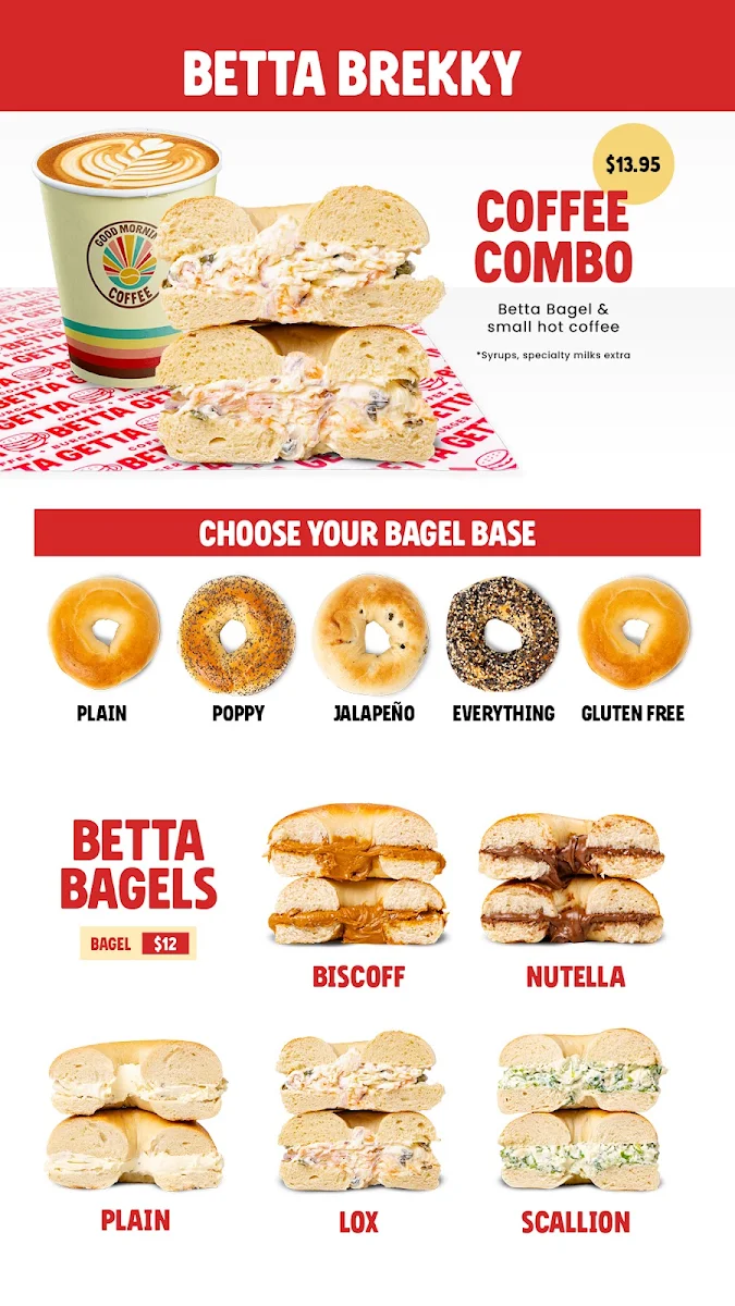 Menu, Getta Betta The Precinct