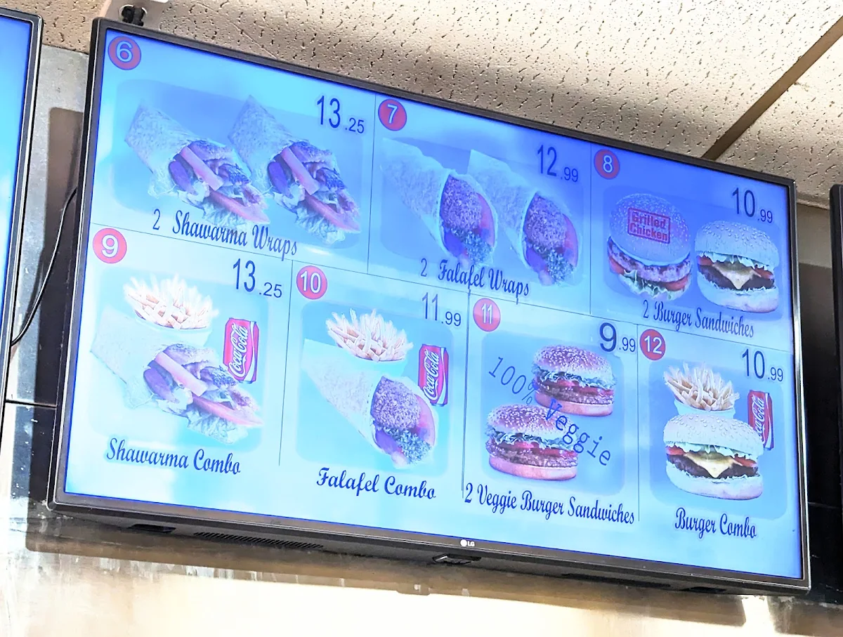 Menu, Amazing Shawarma Restaurant