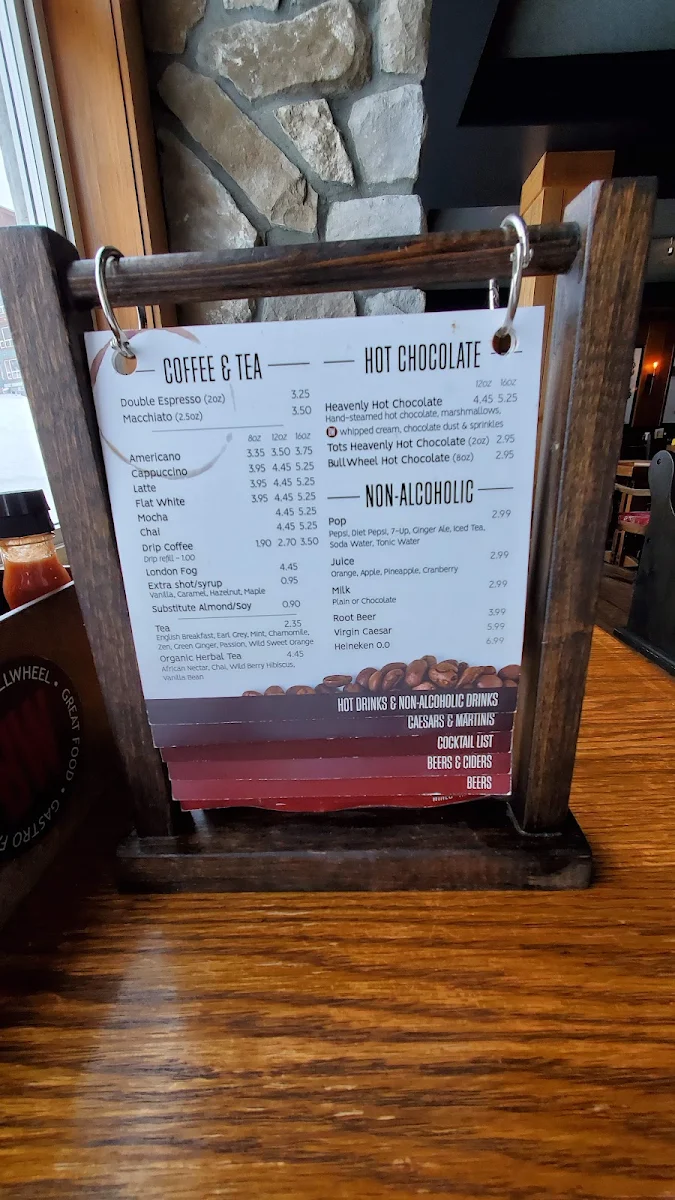 Menu, Bullwheel