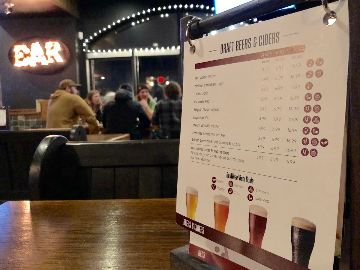 Menu, Bullwheel
