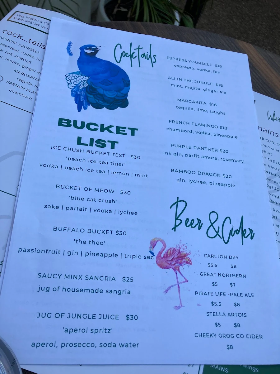Menu, Dock 5