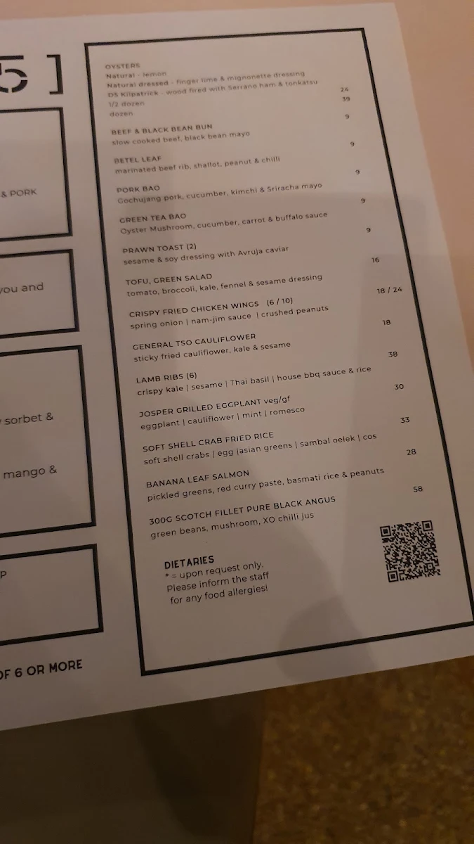 Menu, Dock 5