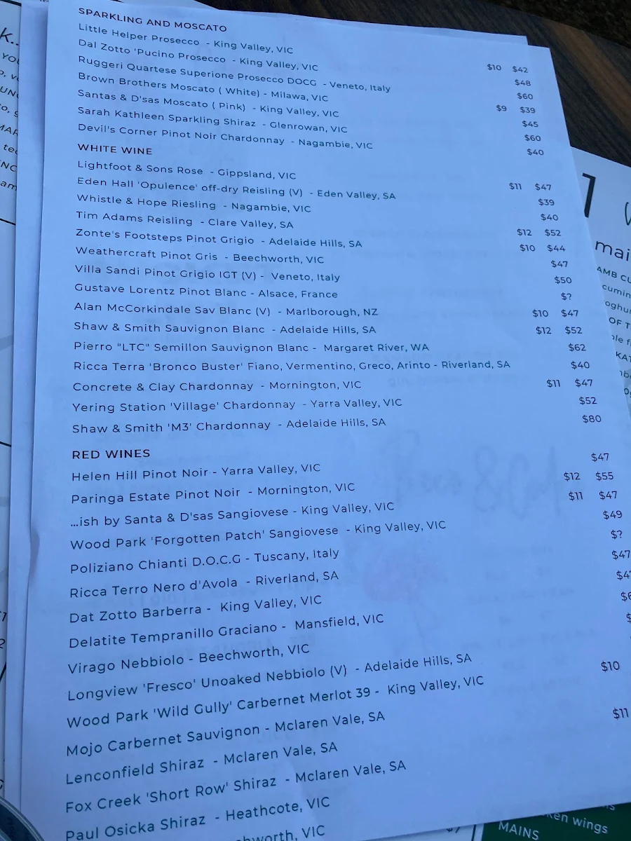 Menu, Dock 5