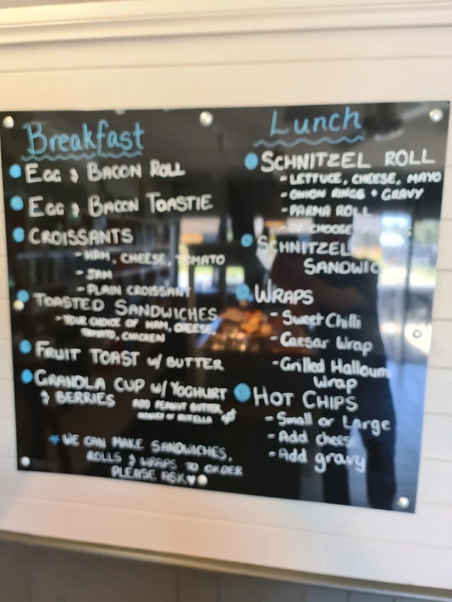 Menu, Fika Cafe, Kyneton