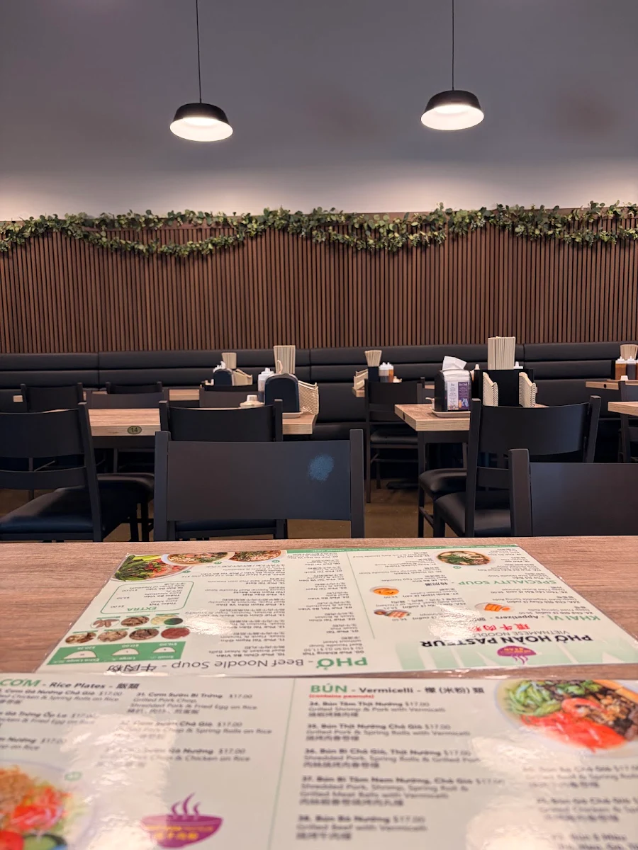 Menu, Pho Hoan Pasteur (South Park)