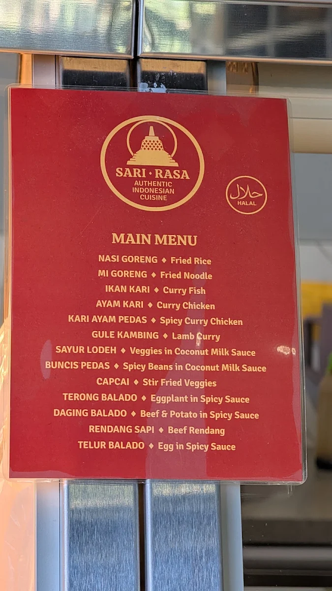 Menu, Sari Rasa