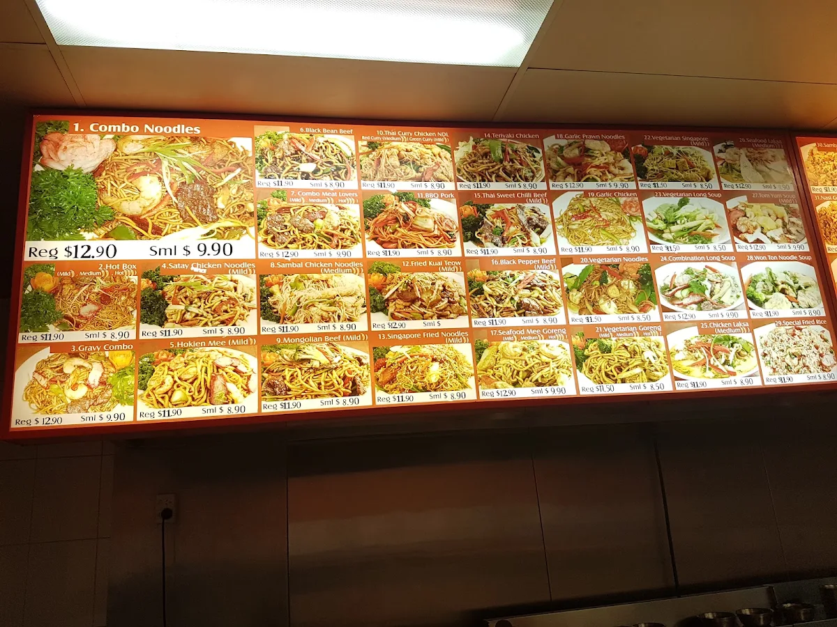 Menu, Da Jia Le Chinese