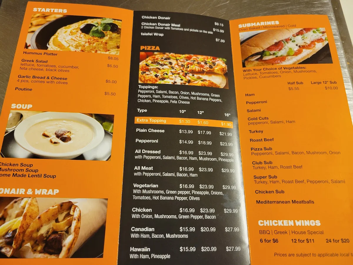 Menu, Koffee House & Bakery