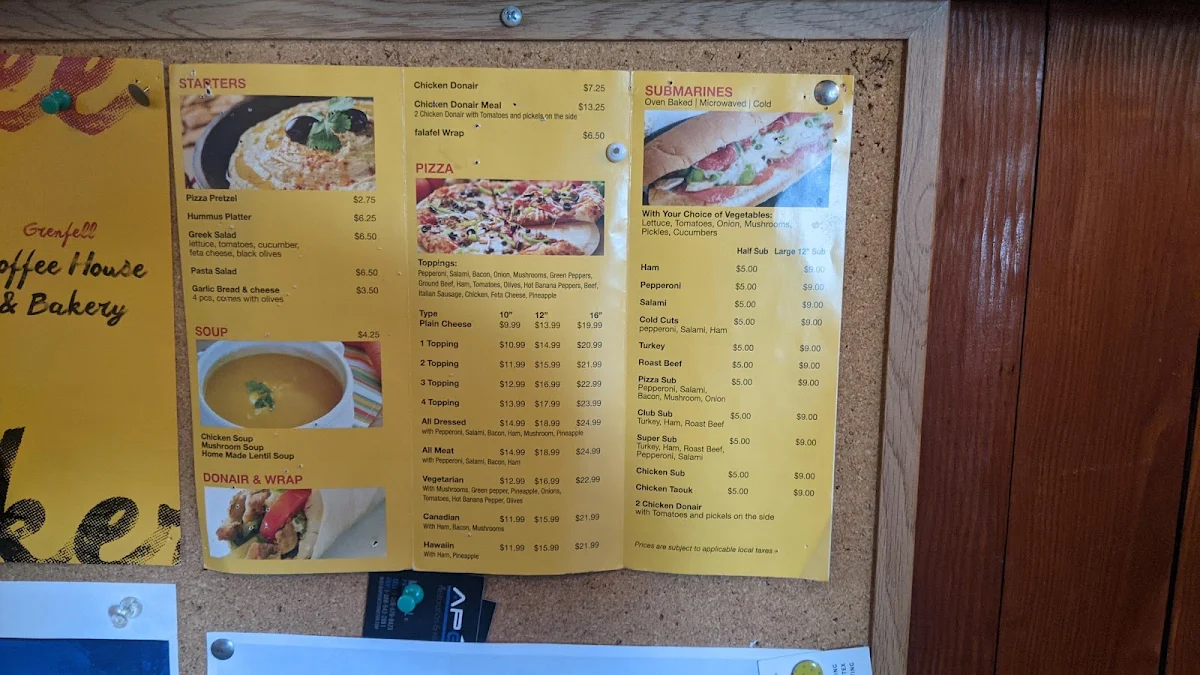 Menu, Koffee House & Bakery