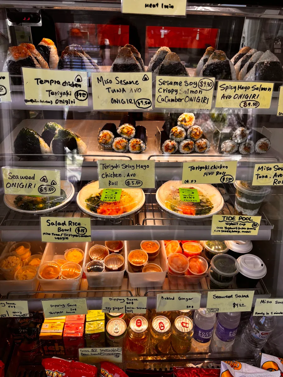 Menu, Mint Sushi