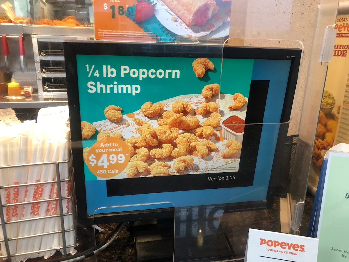 Menu, Popeyes Louisiana Kitchen