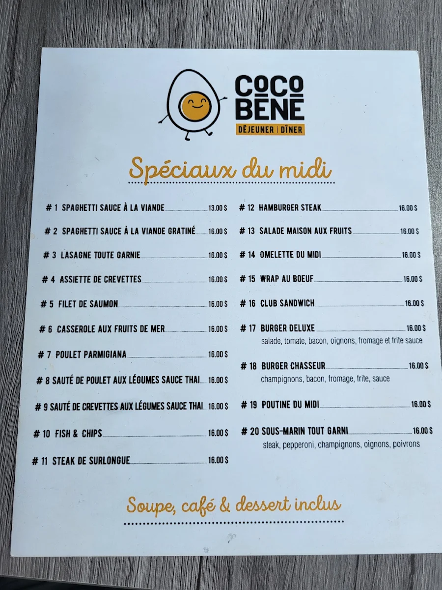 Menu photo 1
