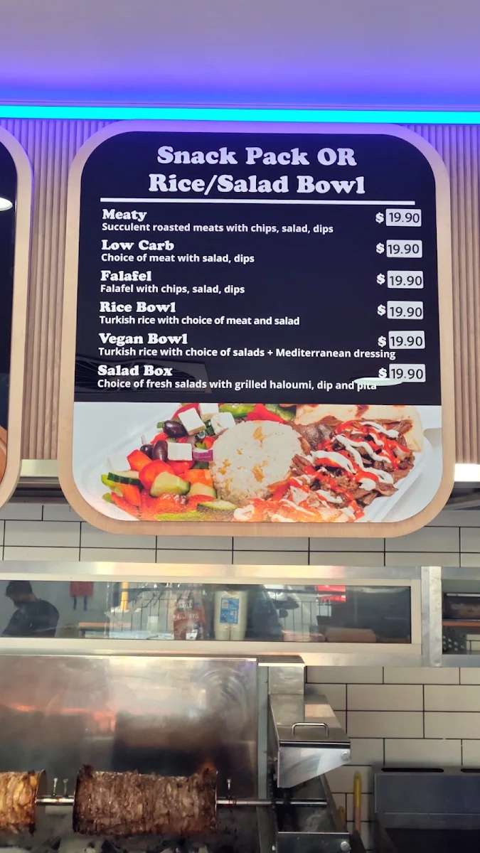 Menu, Ozi Yiros