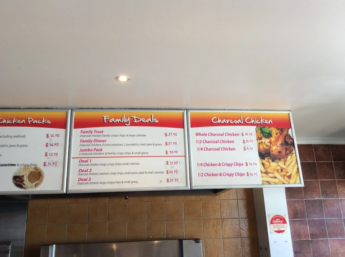 Menu, Boronia Chicken on Flames