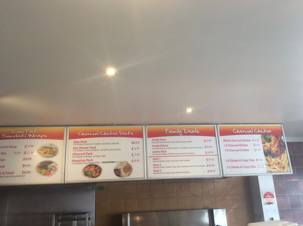 Menu, Boronia Chicken on Flames