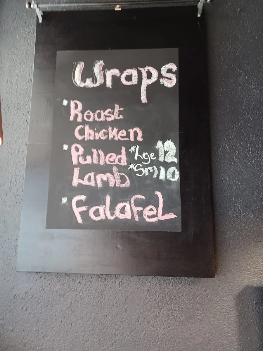 Menu, Little Bridge Cafe