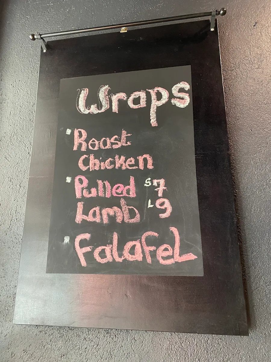 Menu, Little Bridge Cafe