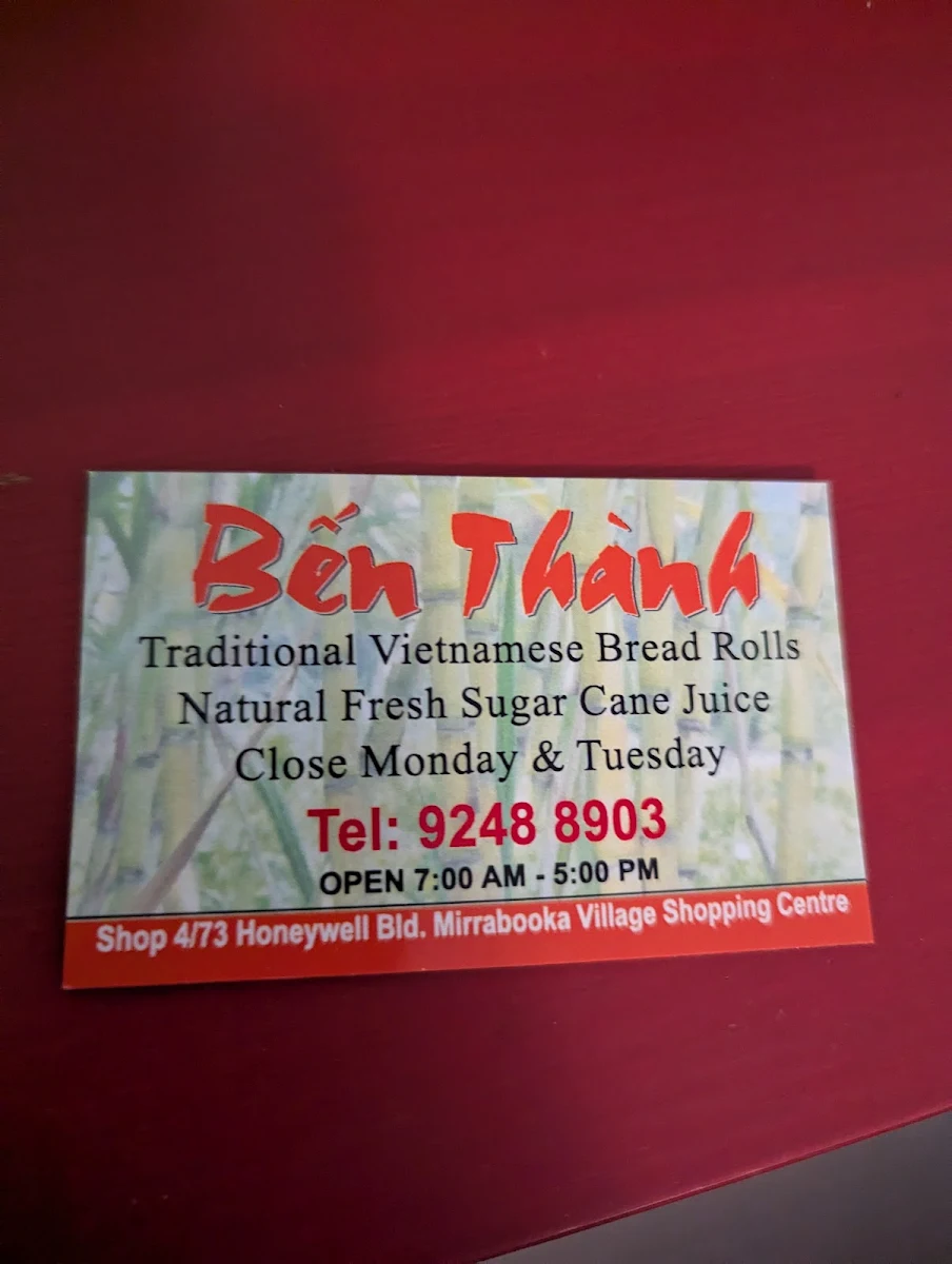 Menu, Bến Thành