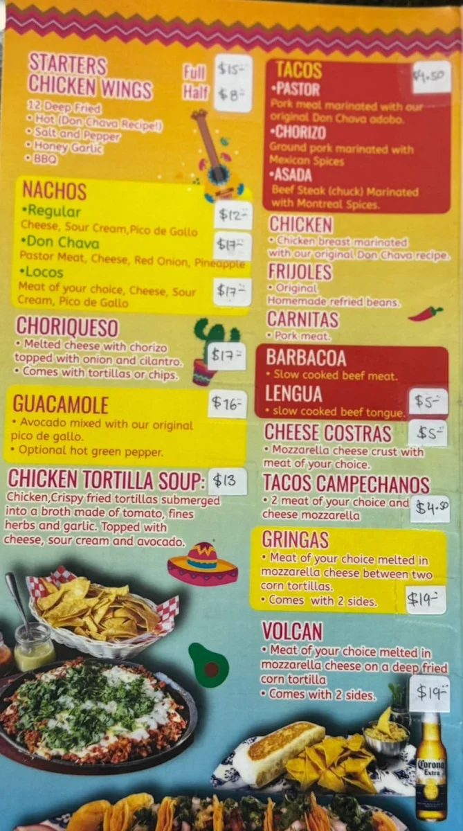 Menu photo 1