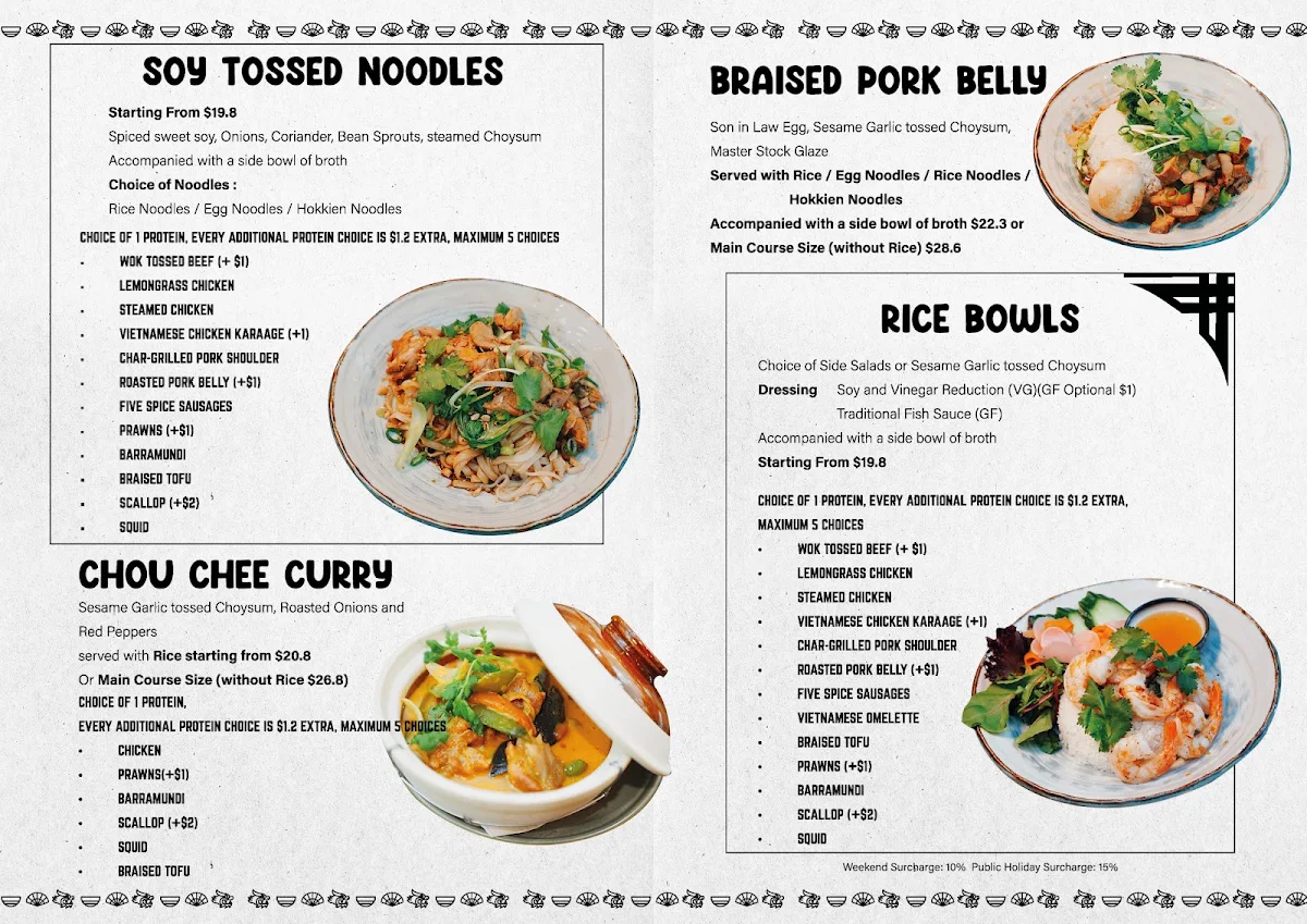Menu, Le Soup