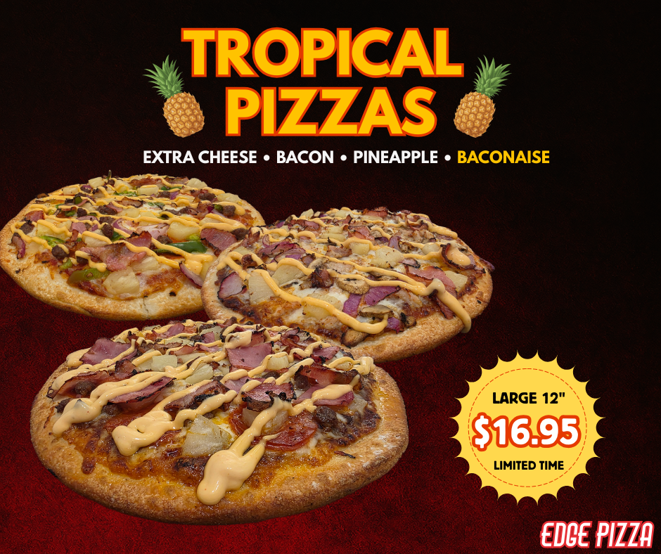 Menu, Edge Pizza
