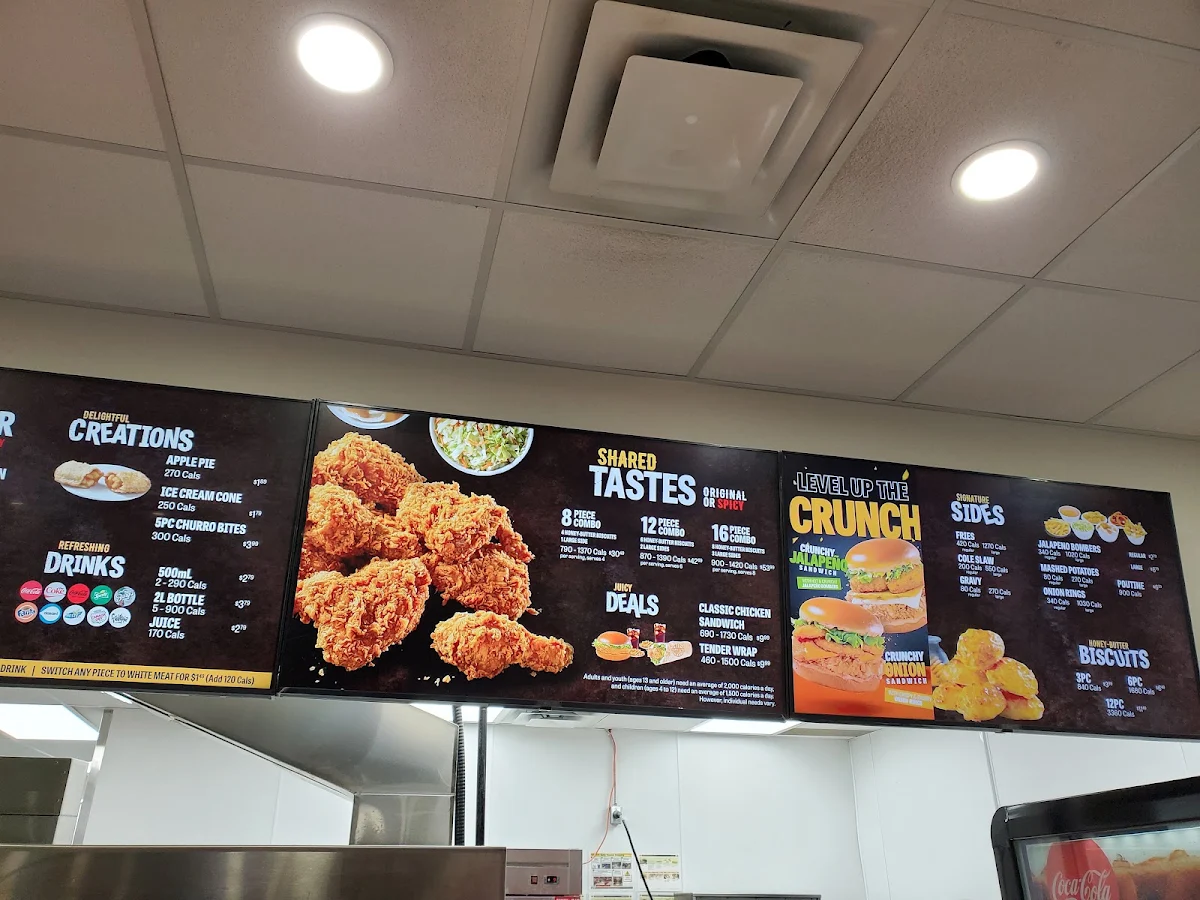Menu, Church's Texas Chicken